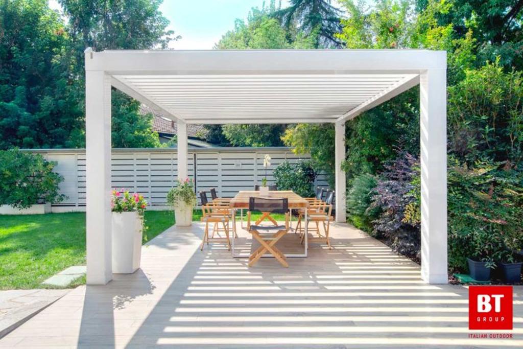 Bioklimatska pergola R600 – modularno širjenje za večje terase