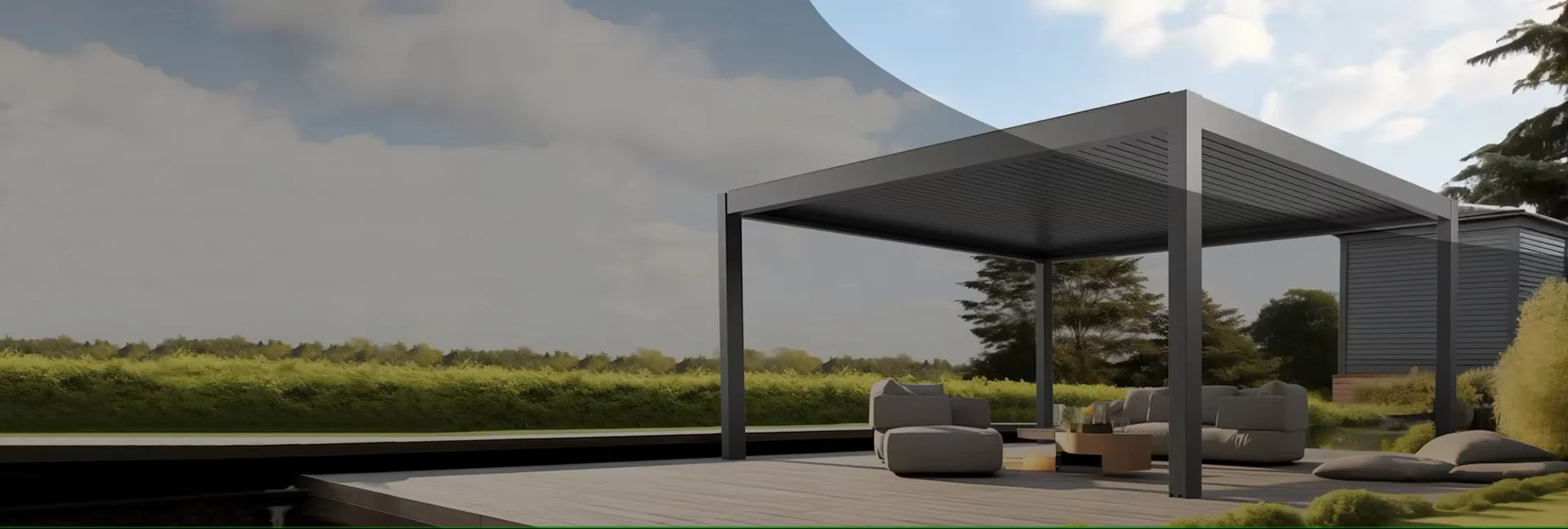 bioklimatska pergola terasa Slovenija