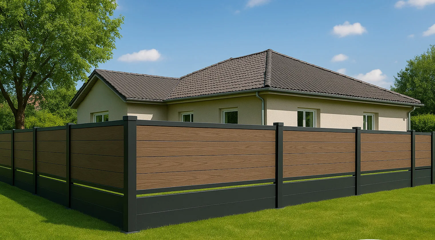 WPC ograja sistem Prime Plus